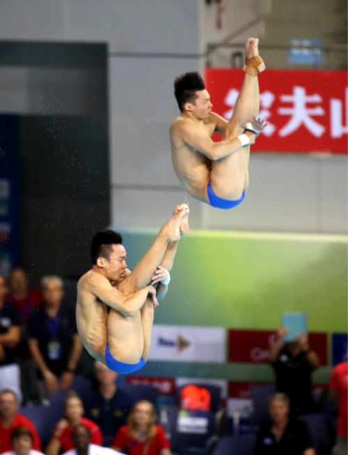 跳水世界杯第五日  中國組合陳艾森/楊昊以絕對(duì)優(yōu)勢(shì)奪冠(圖4)