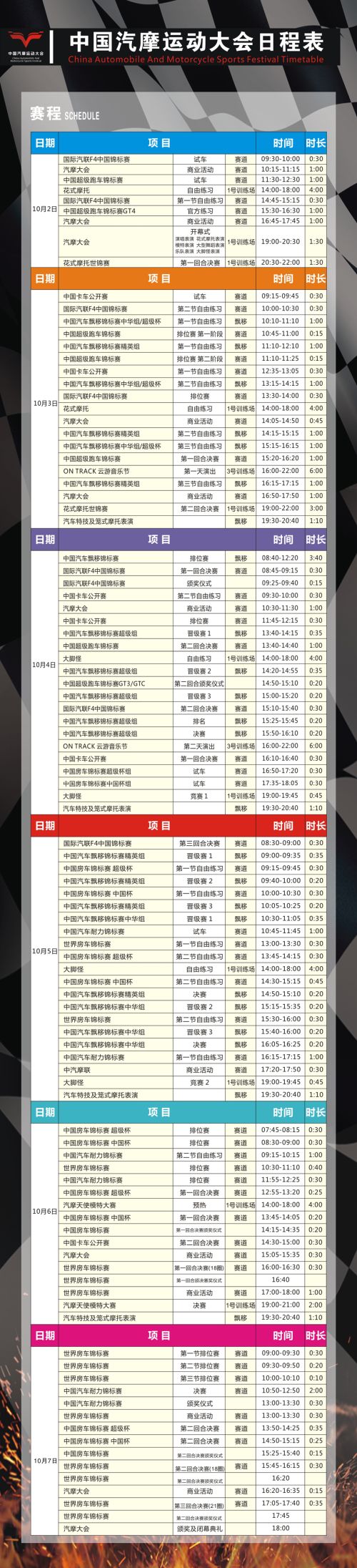 看頂級(jí)車手賽車、聽華晨宇唱歌、玩轉(zhuǎn)汽摩現(xiàn)場(chǎng)… 2018汽摩大會(huì)最強(qiáng)攻略出爐啦！(圖1)