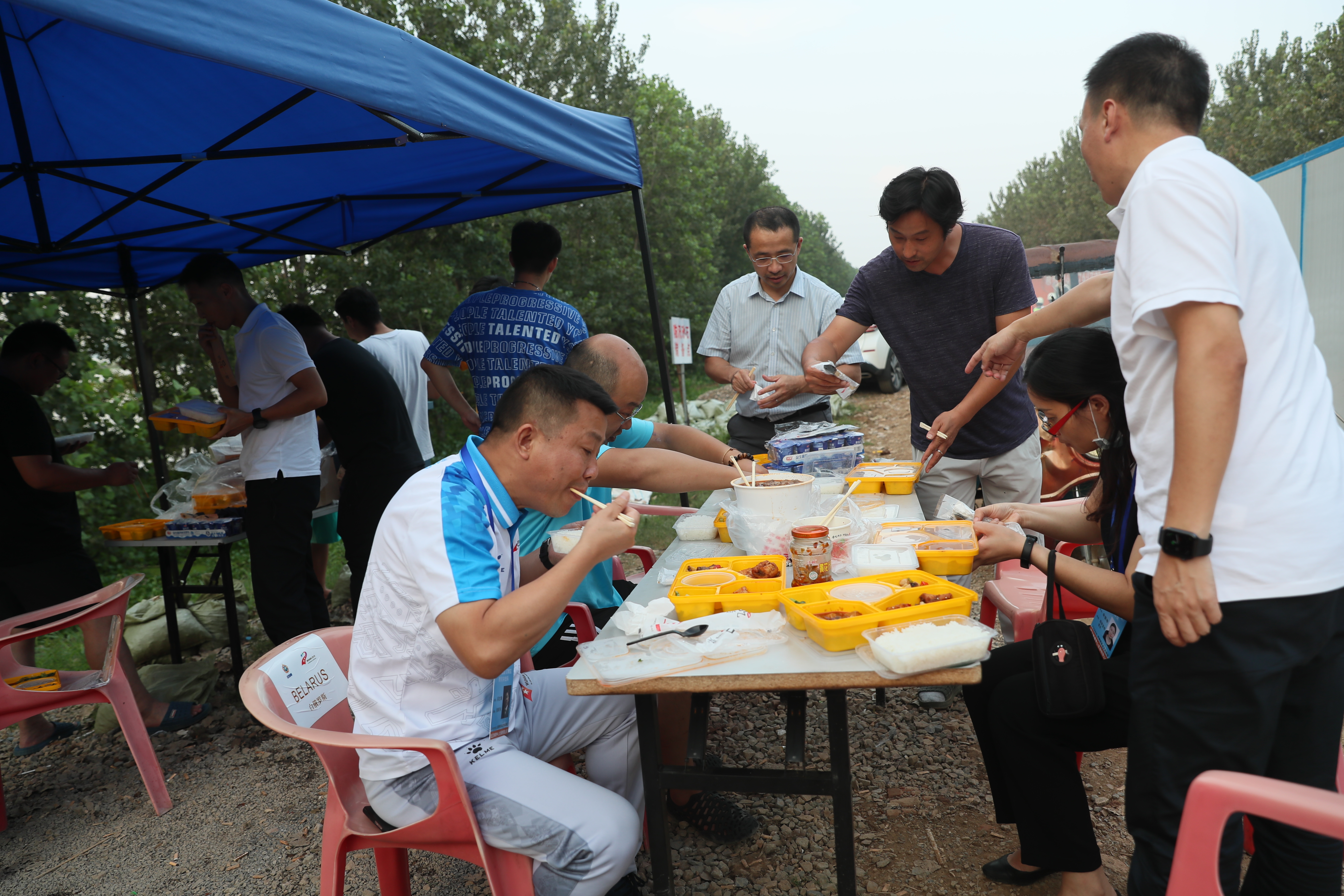 新聞特寫：不忘汛情，夜上堤防(圖9)